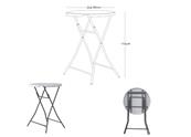 Lot Table Mange-Debout et Tabourets Hauts